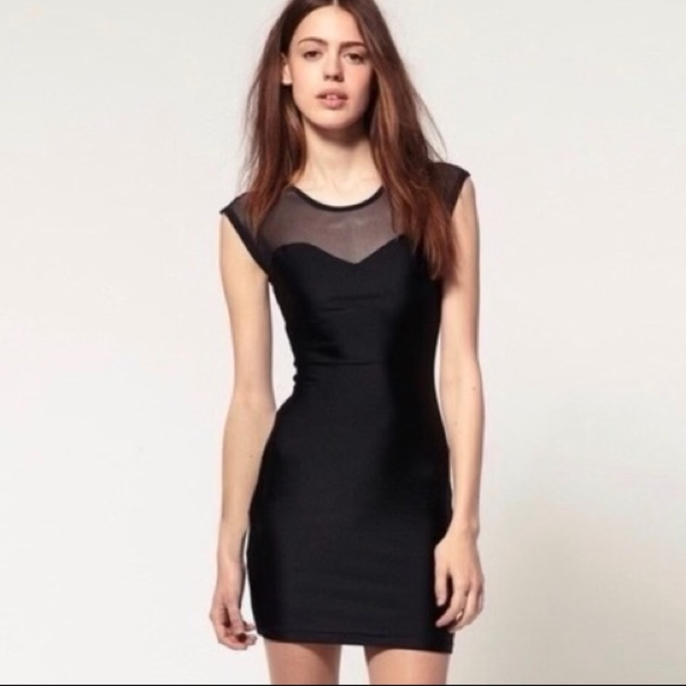 American Apparel Black Mini Dress